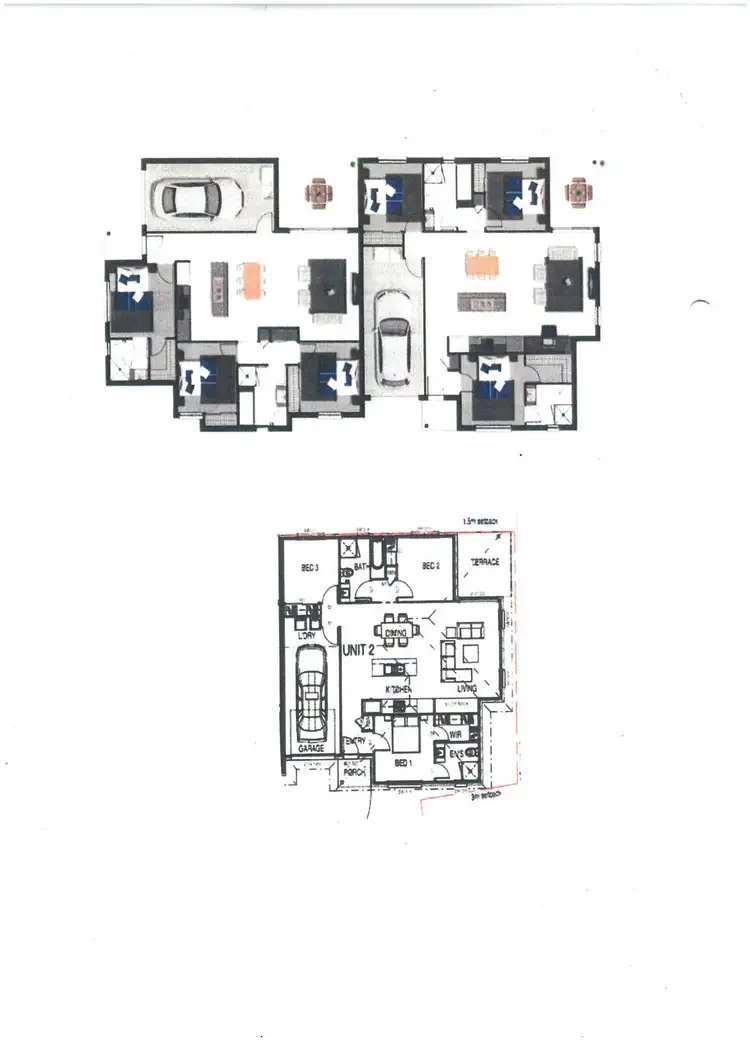 Floorplan of Homely unit listing, 2/137 DAYDREAM Circuit, Burdell QLD 4818