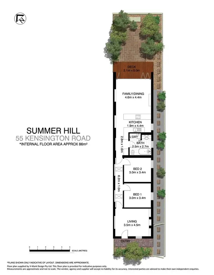 Floorplan of Homely house listing, 55 Kensington Road, Summer Hill NSW 2130