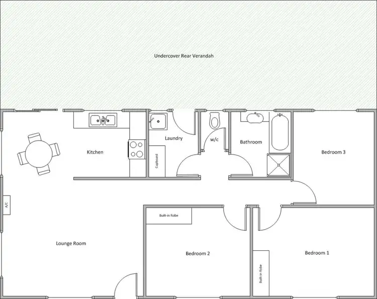 Floorplan of Homely house listing, 2 Martin Street, Stansbury SA 5582