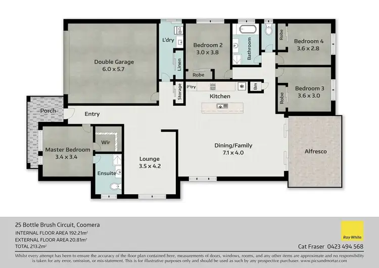 Floorplan of Homely house listing, 25 Bottle Brush Circuit, Coomera QLD 4209