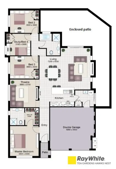 Floorplan of Homely house listing, 36 Shoreline Drive, Tea Gardens NSW 2324