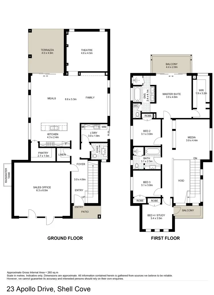 Floorplan of Homely house listing, 23 Apollo Drive, Shell Cove NSW 2529