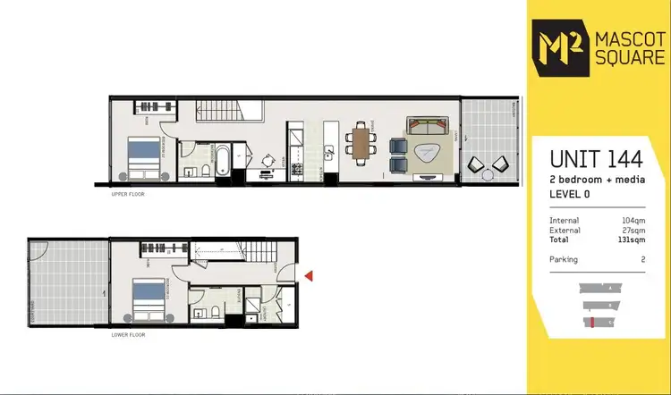 Floorplan of Homely apartment listing, 144/619-629 Gardeners Road, Mascot NSW 2020