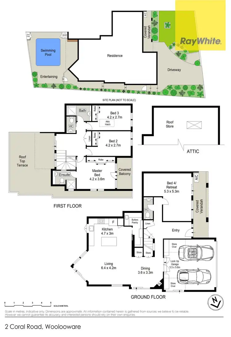 Floorplan of Homely semi-detached listing, 2 Coral Road, Woolooware NSW 2230