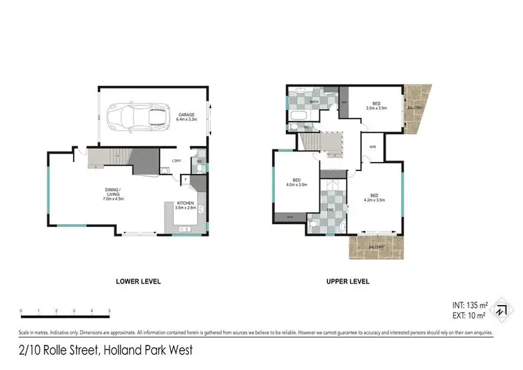 Floorplan of Homely townhouse listing, 2/10 Rolle Street, Holland Park West QLD 4121