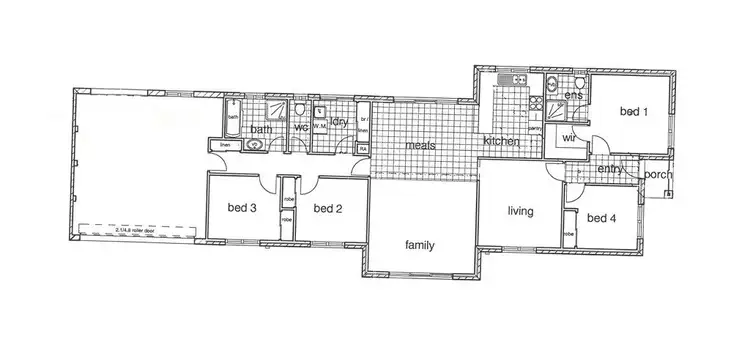 Floorplan of Homely house listing, 1 Paroo Street, Echuca VIC 3564
