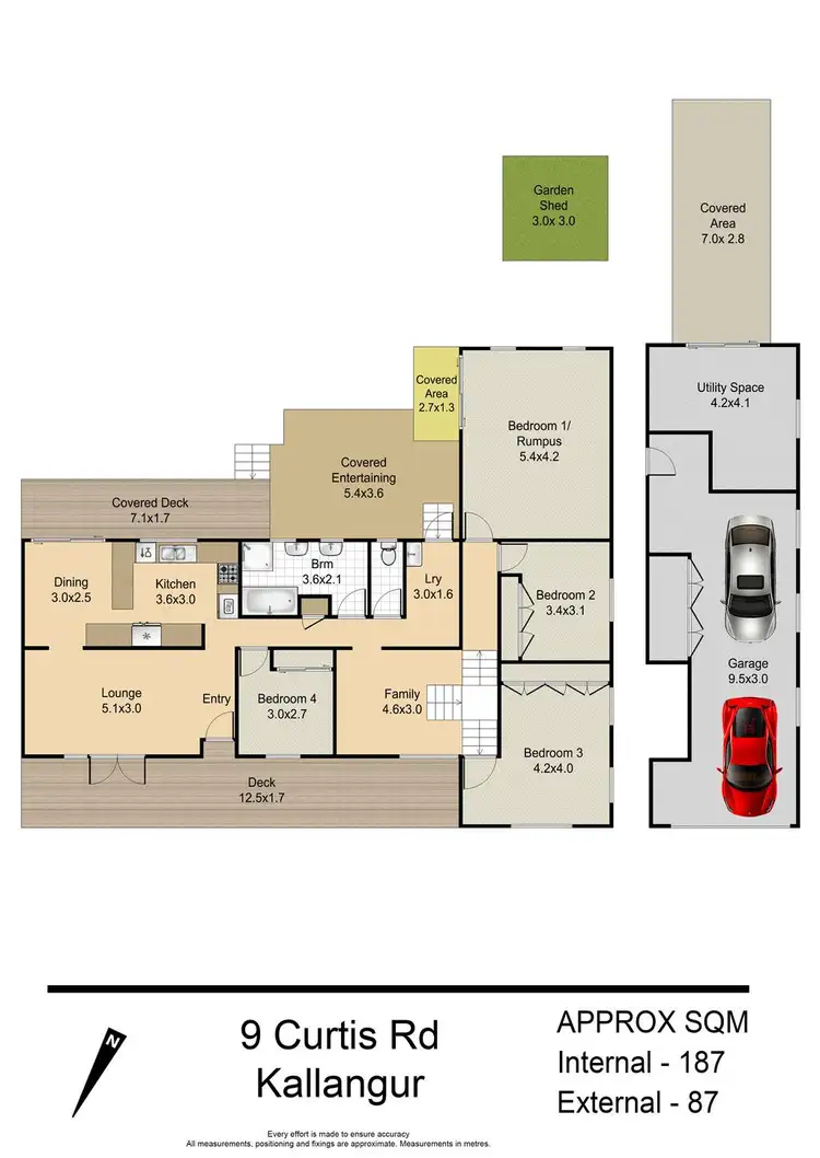Floorplan of Homely house listing, 9 Curtis Road, Kallangur QLD 4503