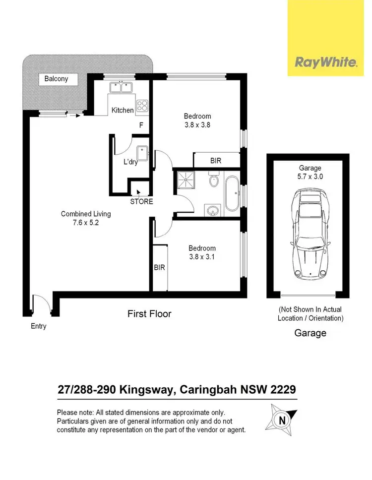Floorplan of Homely apartment listing, 27/288-290 Kingsway, Caringbah NSW 2229