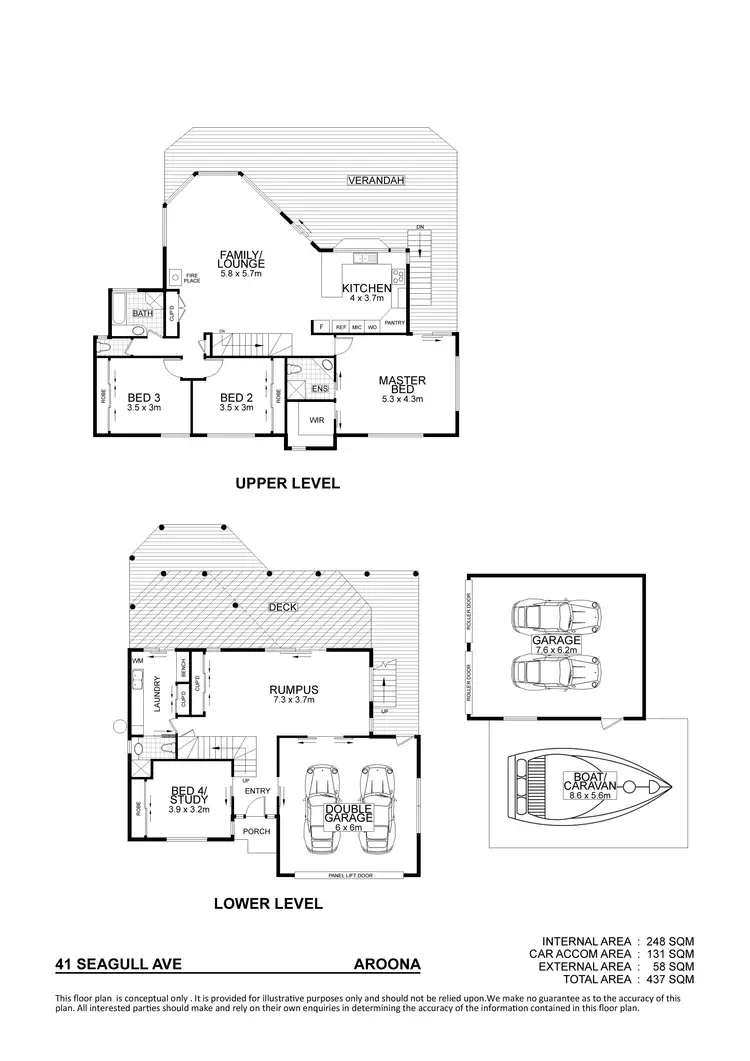 Floorplan of Homely house listing, 41 Seagull Avenue, Aroona QLD 4551