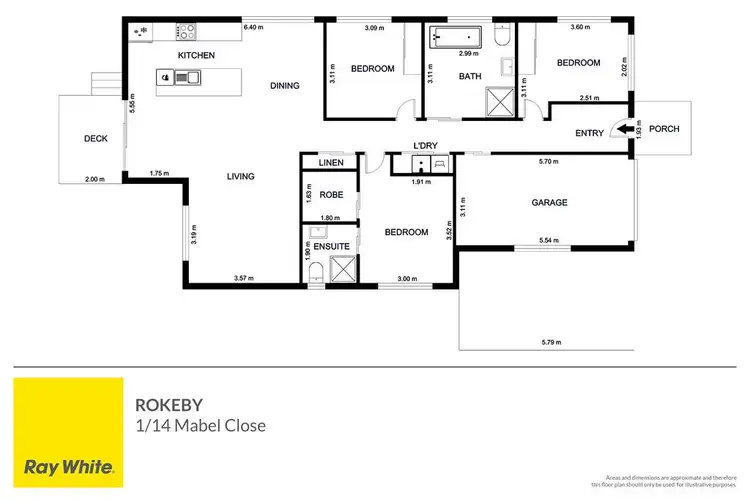 Floorplan of Homely house listing, 14 Mabel Close, Rokeby TAS 7019