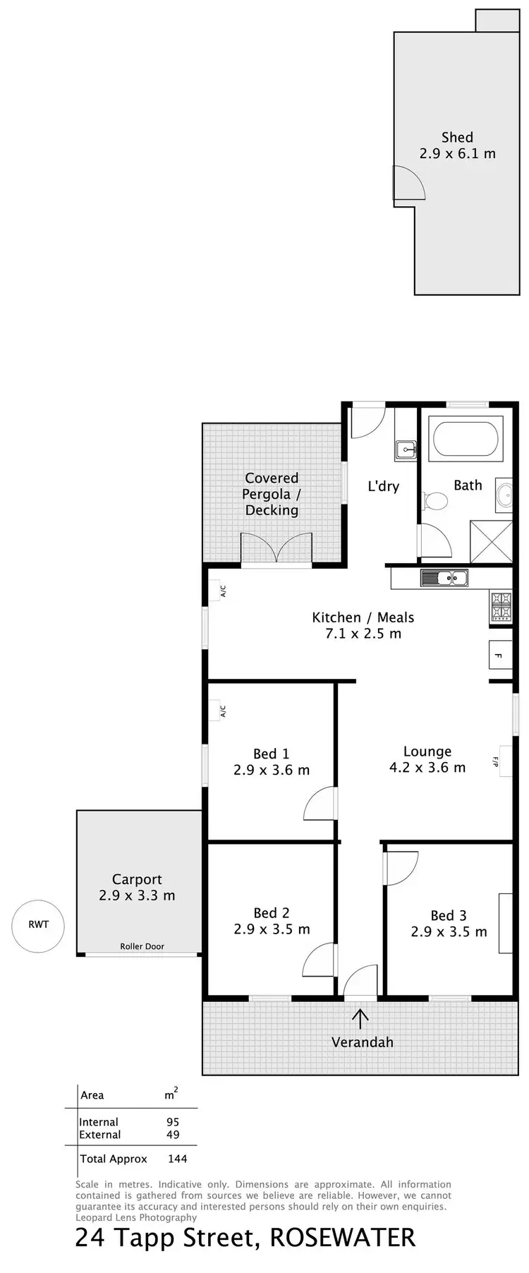 Floorplan of Homely house listing, 24 Tapp Street, Rosewater SA 5013