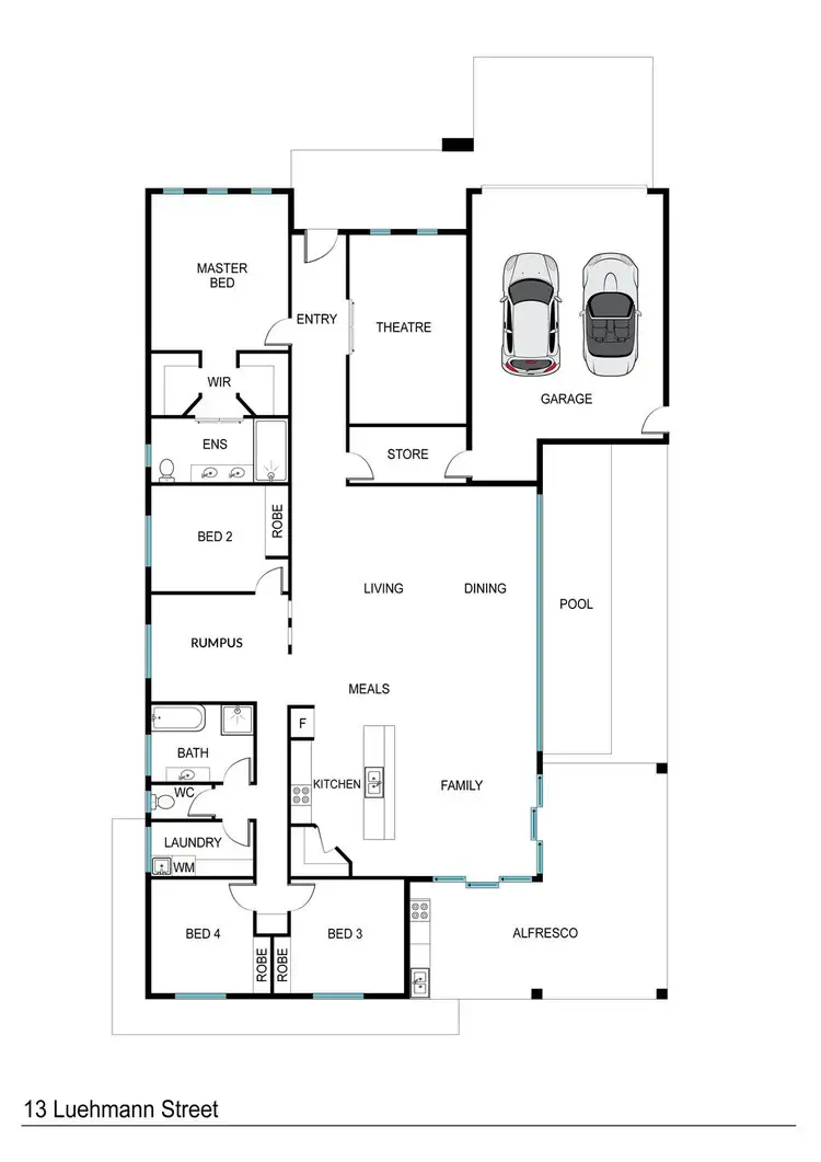 Floorplan of Homely house listing, 13 Luehmann Street, Page ACT 2614