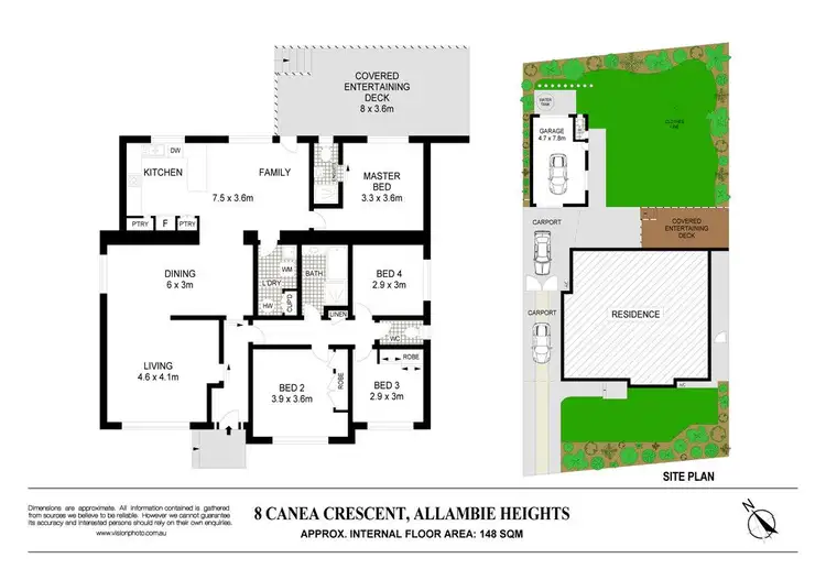 Floorplan of Homely house listing, 8 Canea Crescent, Allambie Heights NSW 2100