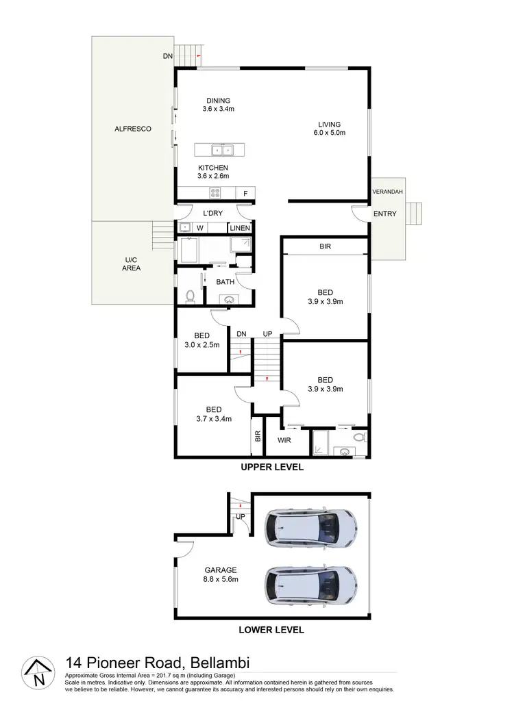 Floorplan of Homely house listing, 14 Pioneer Road, Bellambi NSW 2518