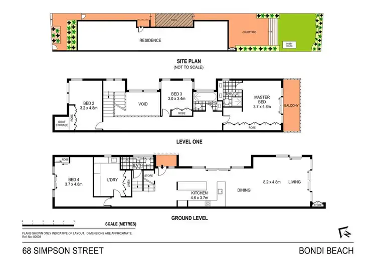 Floorplan of Homely house listing, 68 Simpson Street, Bondi Beach NSW 2026