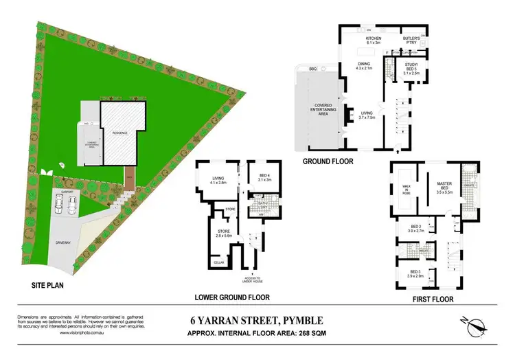 Floorplan of Homely house listing, 6 Yarran Street, Pymble NSW 2073