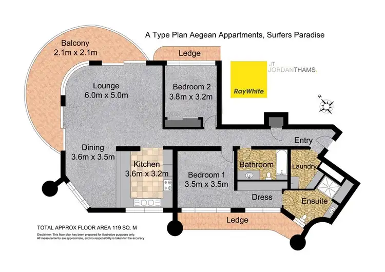 Floorplan of Homely apartment listing, 30 Laycock Street, Surfers Paradise QLD 4217