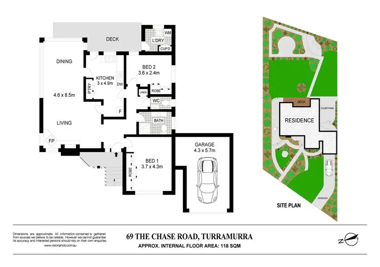 Floorplan of Homely house listing, 69 The Chase Road, Turramurra NSW 2074