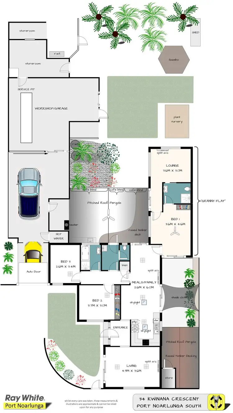 Floorplan of Homely house listing, 34 Kwinana Crescent, Port Noarlunga South SA 5167