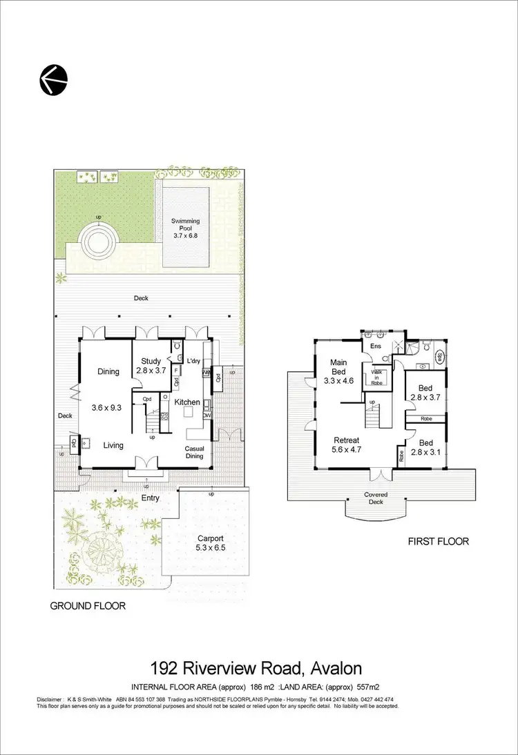 Floorplan of Homely house listing, 192 Riverview Road, Avalon Beach NSW 2107