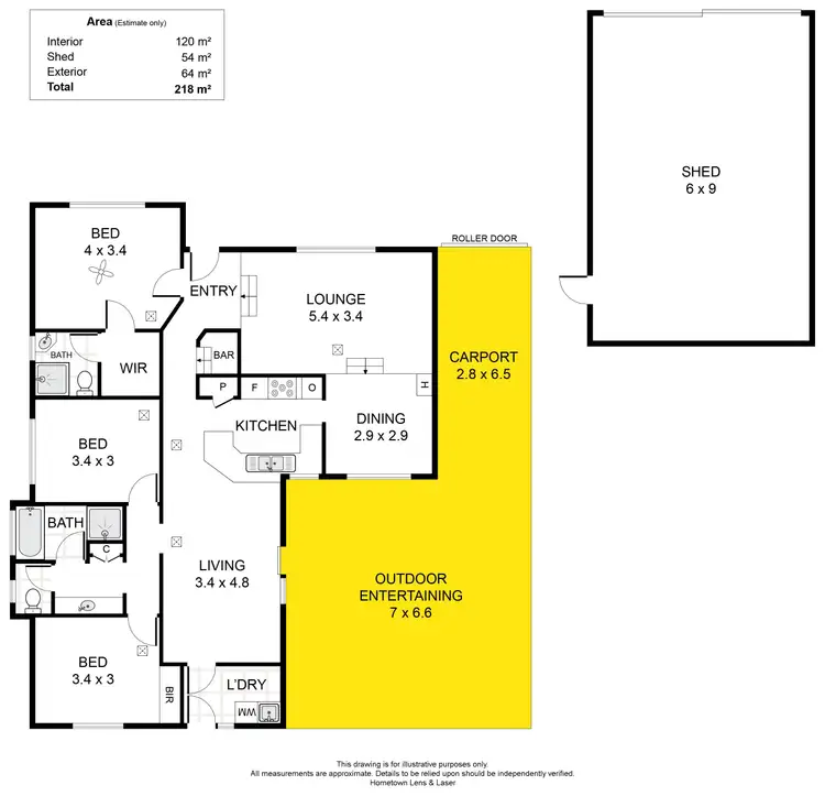 Floorplan of Homely house listing, 8 Hermitage Court, Burton SA 5110