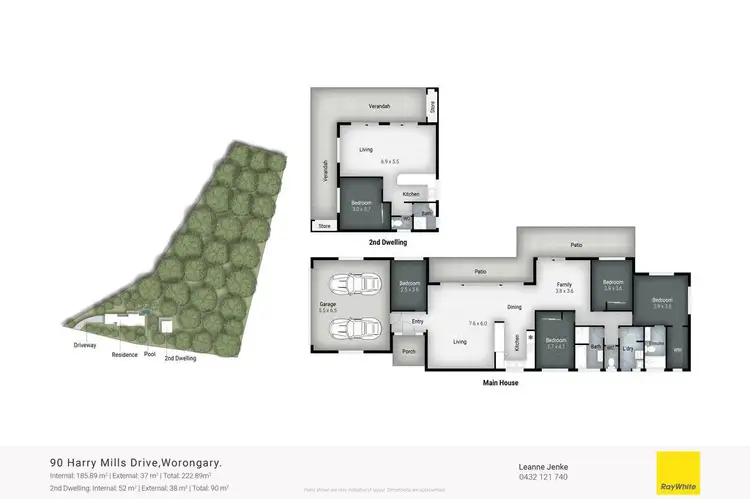Floorplan of Homely house listing, 90 Harry Mills Drive, Worongary QLD 4213