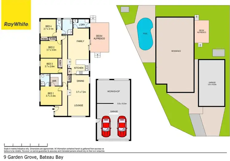 Floorplan of Homely house listing, 9 Garden Grove, Bateau Bay NSW 2261