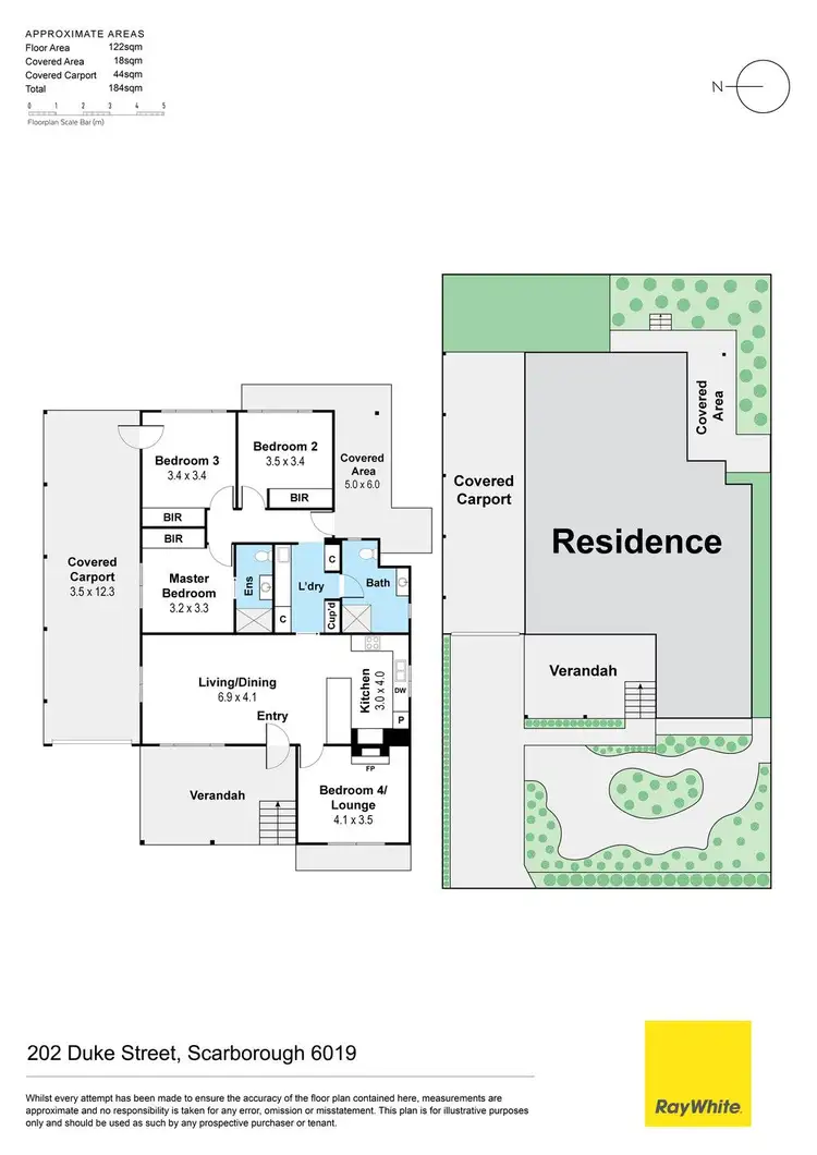 Floorplan of Homely house listing, 202 Duke Street, Scarborough WA 6019