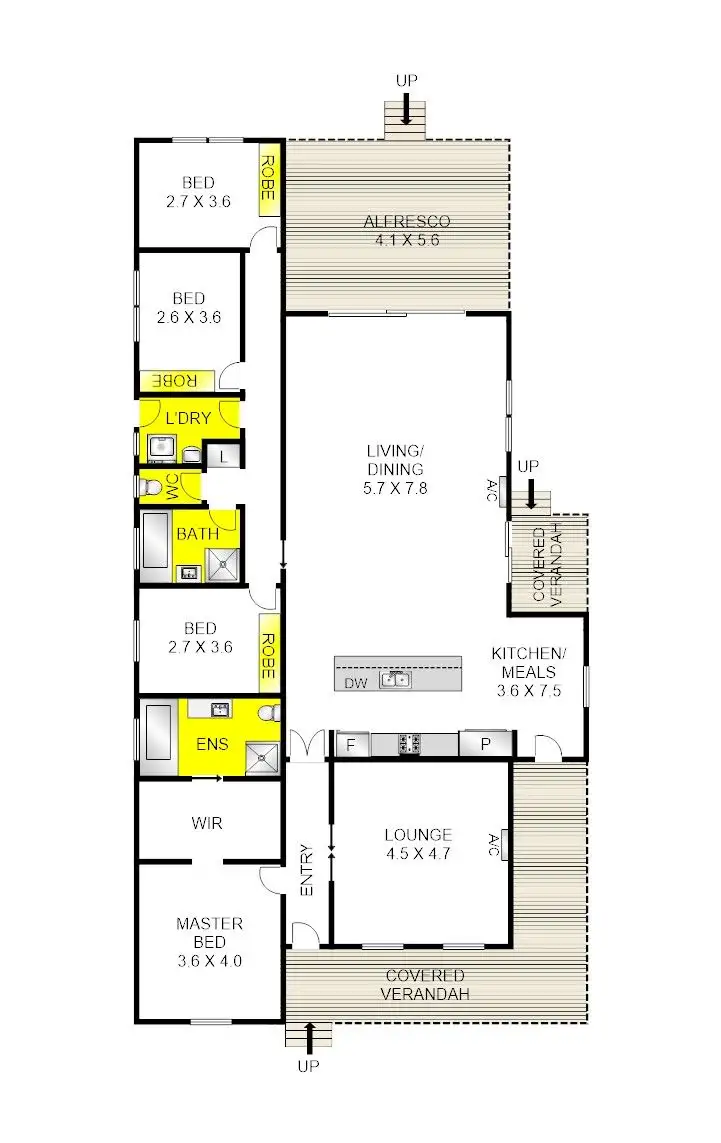Floorplan of Homely house listing, 55 Rigel Road, Lara VIC 3212