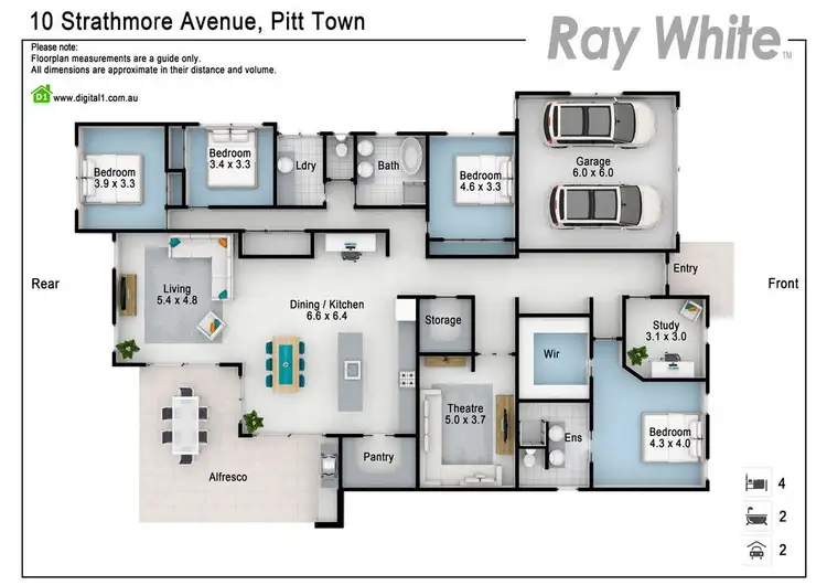 Floorplan of Homely house listing, 10 Strathmore Avenue, Pitt Town NSW 2756