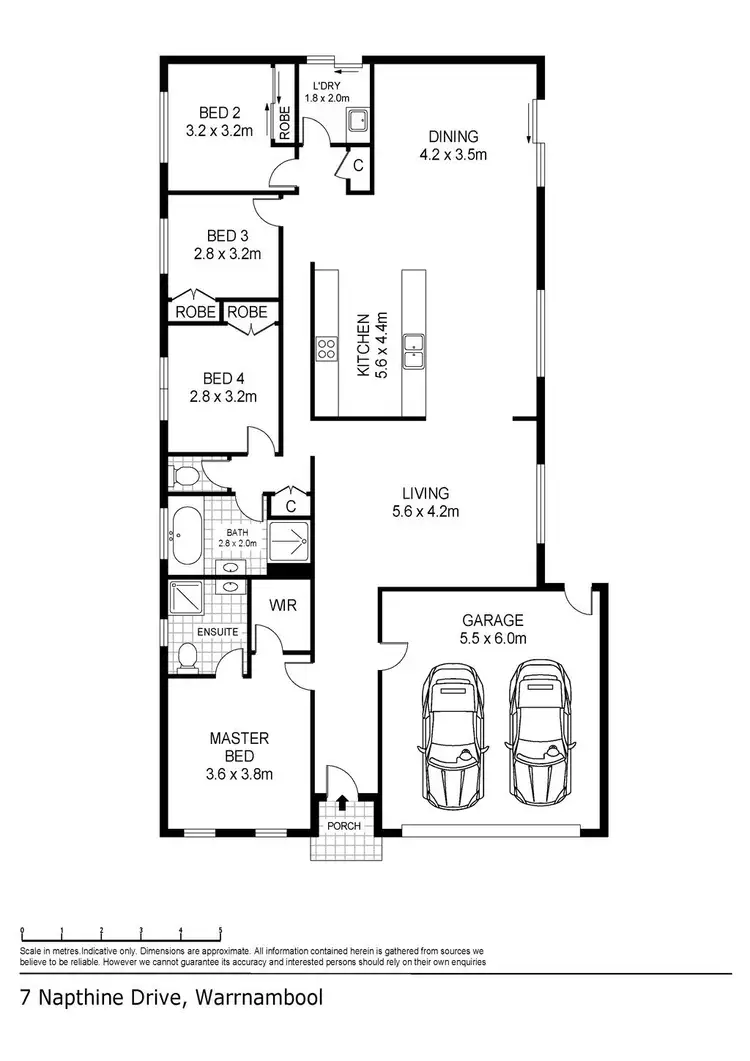 Floorplan of Homely house listing, 7 Napthine Terrace, Warrnambool VIC 3280