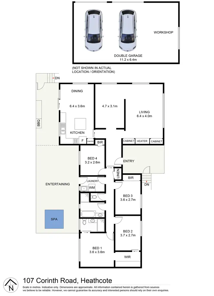 Floorplan of Homely house listing, 107 Corinth Road, Heathcote NSW 2233