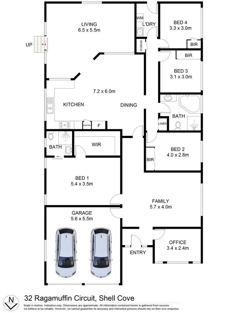Floorplan of Homely house listing, 32 Ragamuffin Circuit, Shell Cove NSW 2529