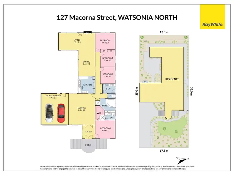 Floorplan of Homely house listing, 127 Macorna Street, Watsonia North VIC 3087
