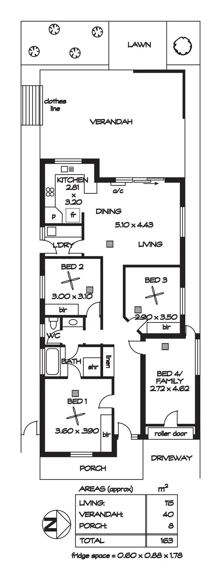 Floorplan of Homely house listing, 3/28 Selbourne Avenue, Rostrevor SA 5073