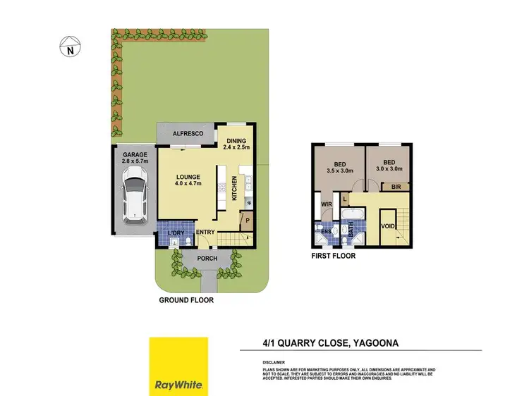 Floorplan of Homely townhouse listing, 4/1 Quarry Close, Yagoona NSW 2199