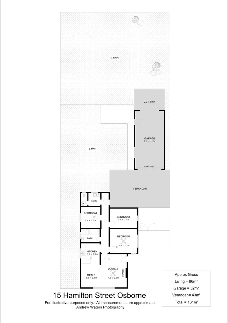 Floorplan of Homely house listing, 15 Hamilton Avenue, Osborne SA 5017