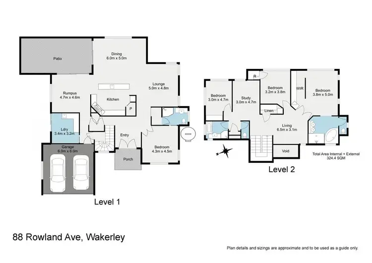 Floorplan of Homely house listing, 88 Rowland Avenue, Wakerley QLD 4154