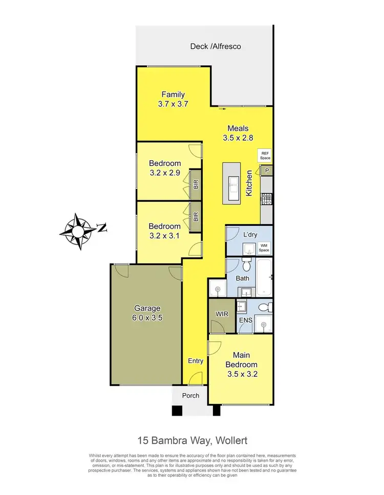 Floorplan of Homely house listing, 15 Bambra Way, Wollert VIC 3750