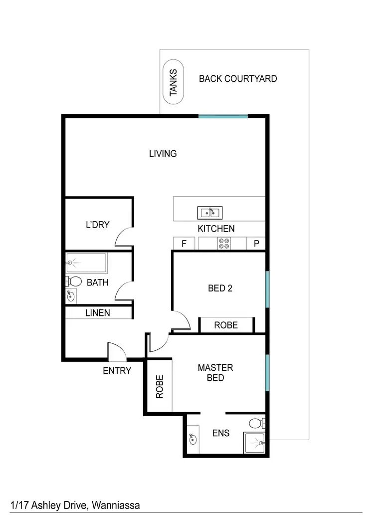 Floorplan of Homely house listing, 1/17 Ashley Drive, Wanniassa ACT 2903