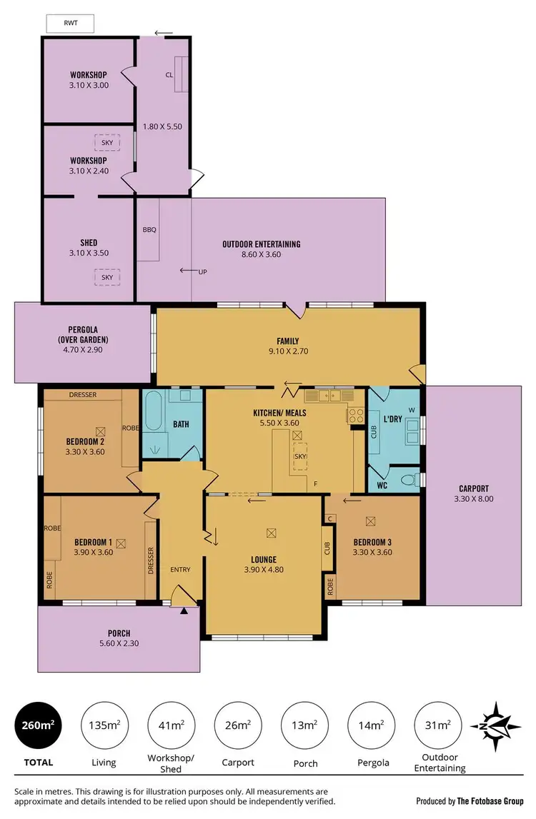 Floorplan of Homely house listing, 51 Palm Avenue, Royal Park SA 5014