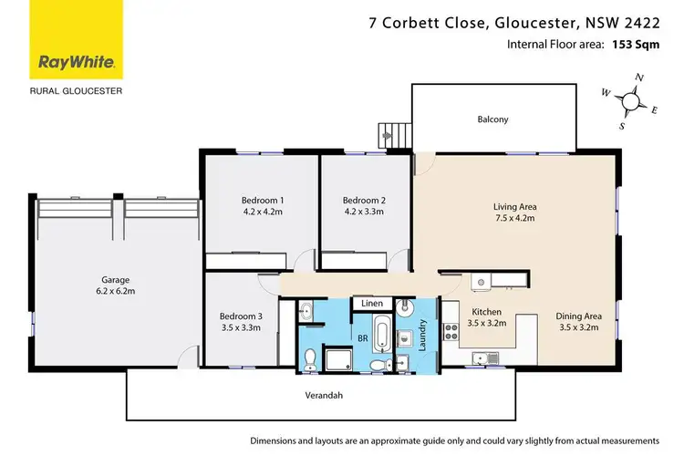 Floorplan of Homely house listing, 7 Corbett Close, Gloucester NSW 2422