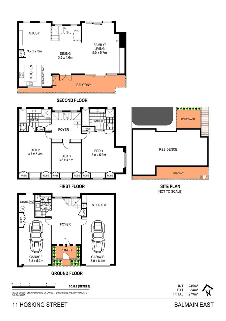 Floorplan of Homely house listing, 11 Hosking Street, Balmain East NSW 2041