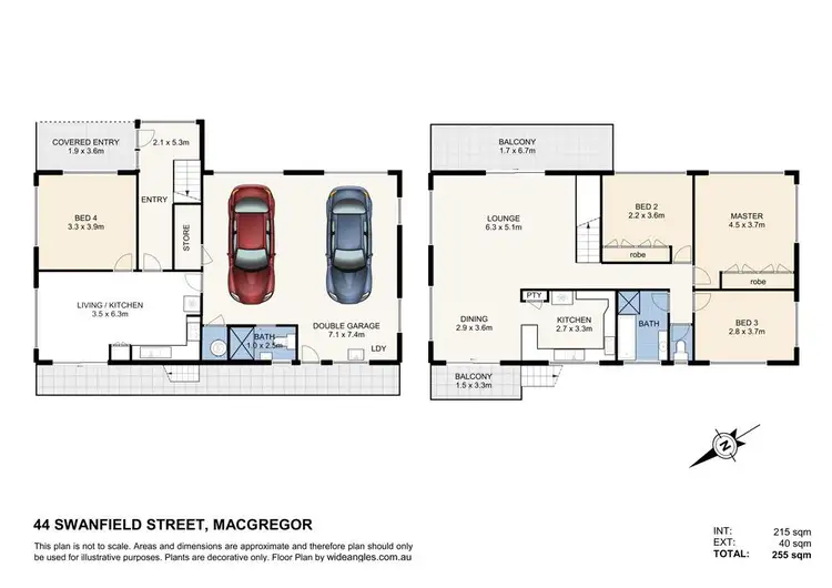 Floorplan of Homely house listing, 44 Swanfield Street, Macgregor QLD 4109