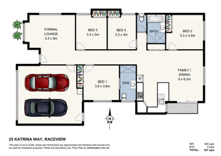 Floorplan of Homely house listing, 25 Katrina Way, Raceview QLD 4305