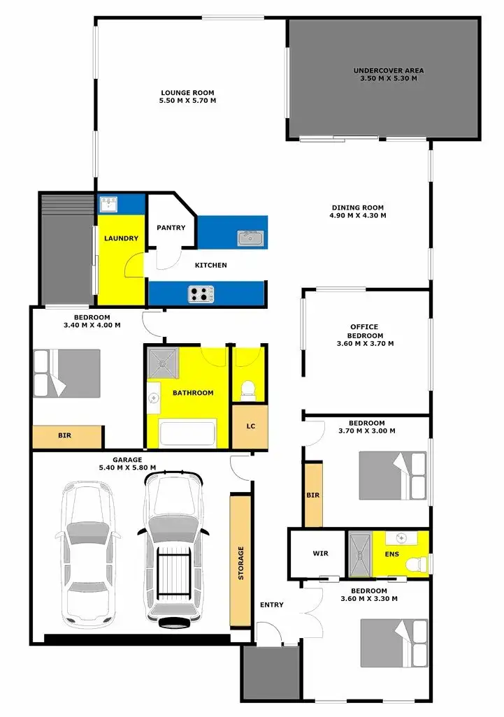 Floorplan of Homely house listing, 9 Blue View Terrace, Glenmore Park NSW 2745