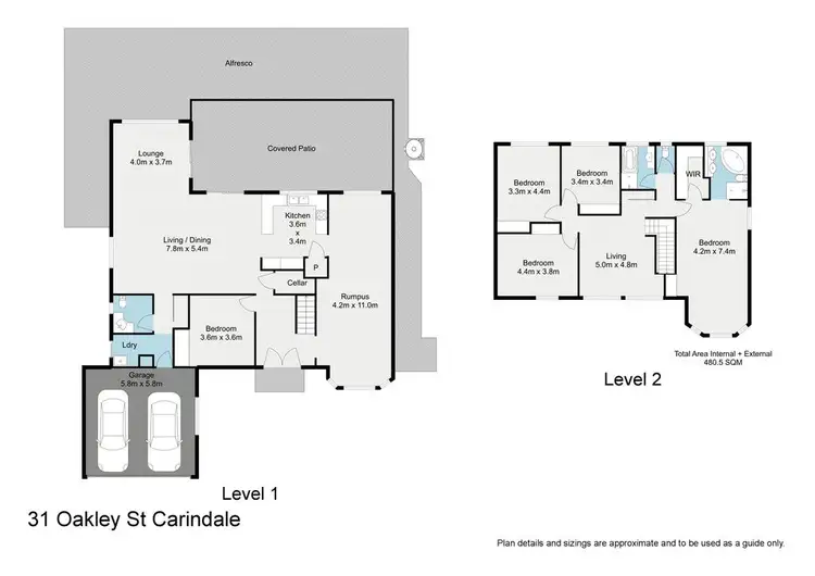 Floorplan of Homely house listing, 31 Oakley Street, Carindale QLD 4152