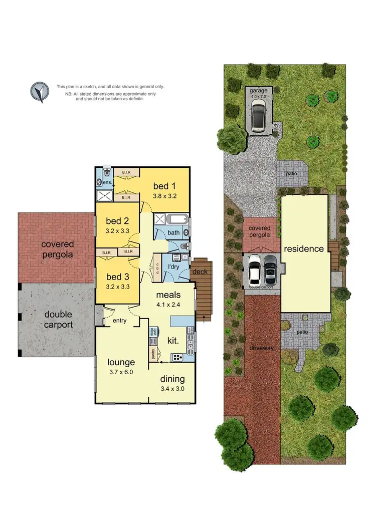 Floorplan of Homely house listing, 398 Mt Dandenong Road, Croydon VIC 3136