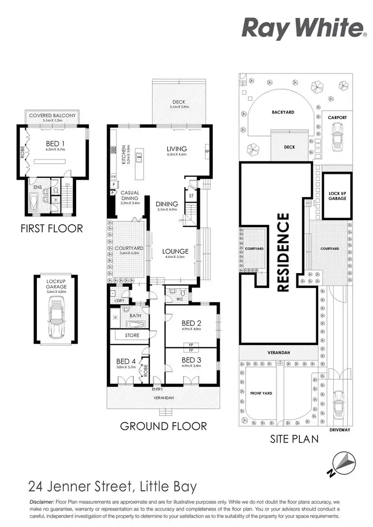 Floorplan of Homely house listing, 24 Jenner Street, Little Bay NSW 2036
