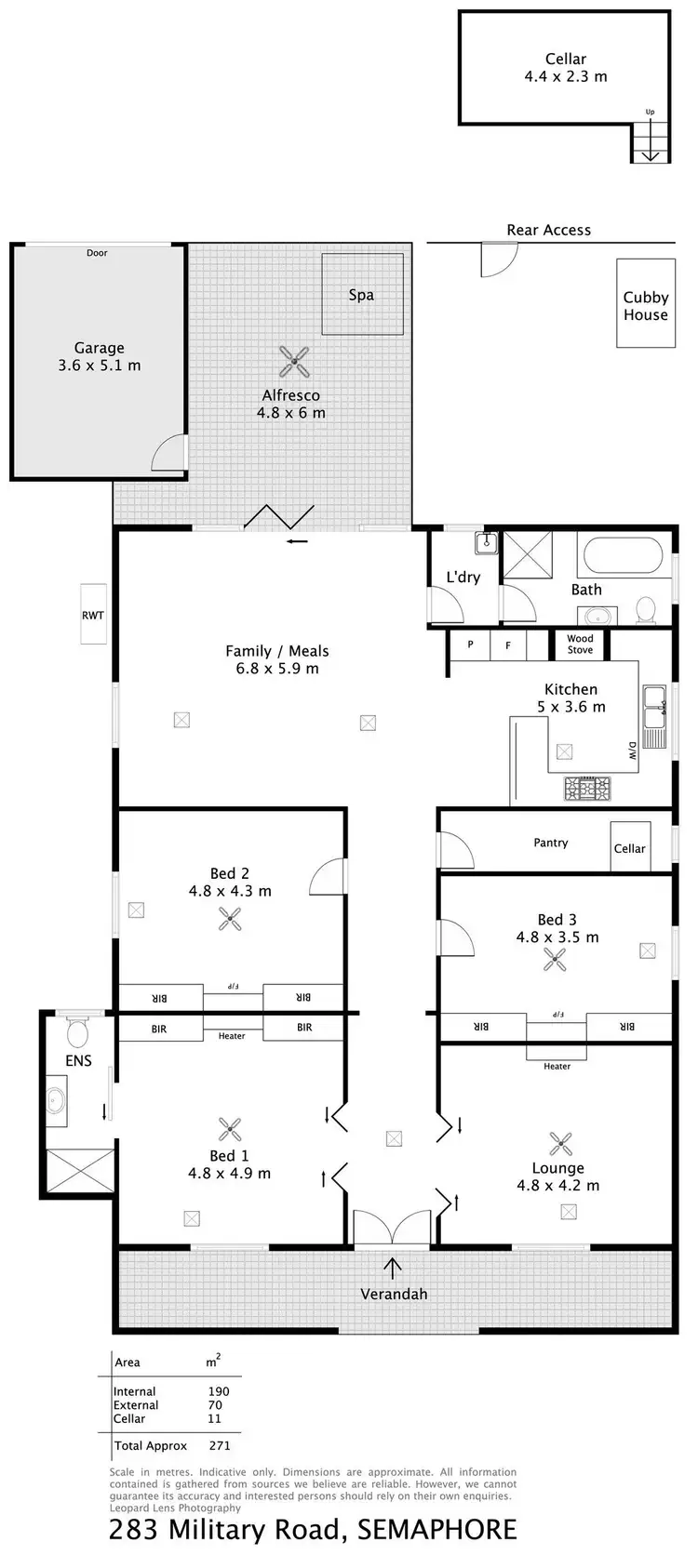 Floorplan of Homely house listing, 283 Military Road, Semaphore SA 5019